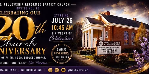 20th Church Anniversary Celebration
