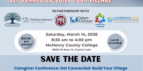 Caregiver Conference~ Get Connected-Build your village