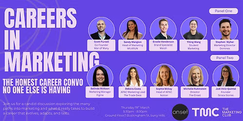 TMC Sydney Presents: Careers in Marketing
