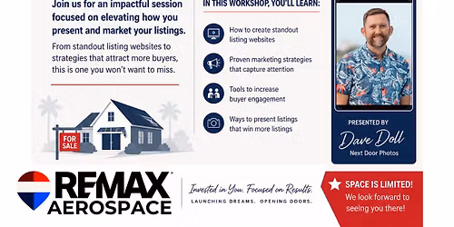Marketing Your Listing and Listing Websites Workshop - Dave Doll