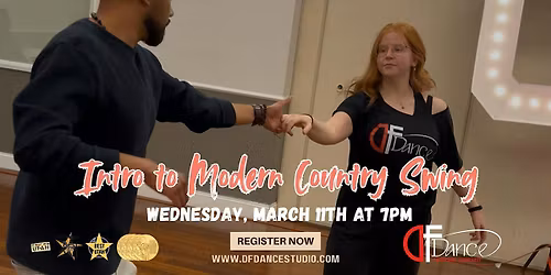 Intro to Modern Country Swing! No Partner needed (Pay on the Website)