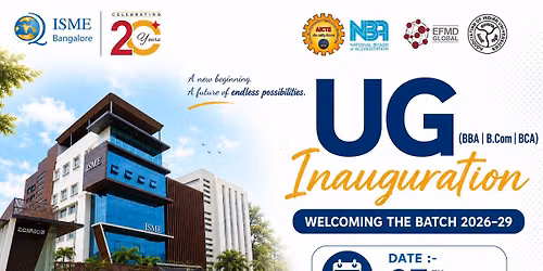 UG Batch 2026\u201329 (BBA, BCom, BCA) Inauguration