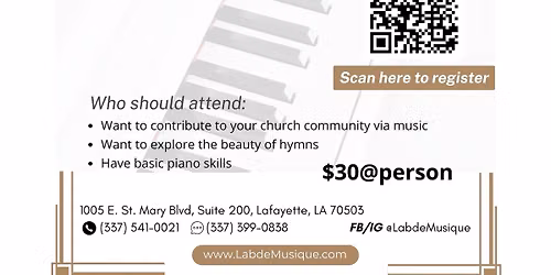 Hymns \ud83c\udfb9 playing Workshop