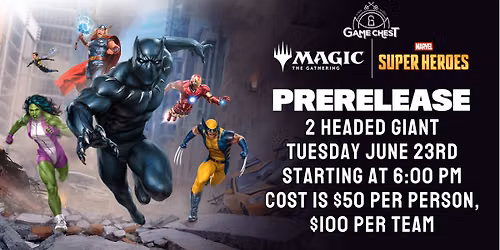 Marvel Super Heroes 2 HEADED GIANT Prerelease
