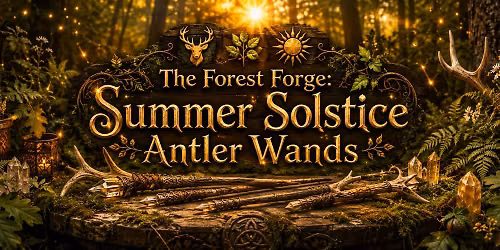 The Forest Forge: \ud83e\udd8c\ud83c\udf3f\u2600\ufe0f Summer Solstice Antler Wands