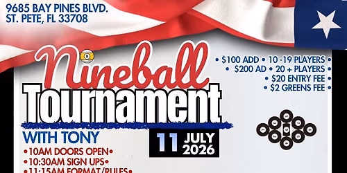 NineBall Tournament with Tony