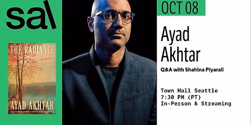 Ayad Akhtar (presented by Seattle Arts & Lectures)