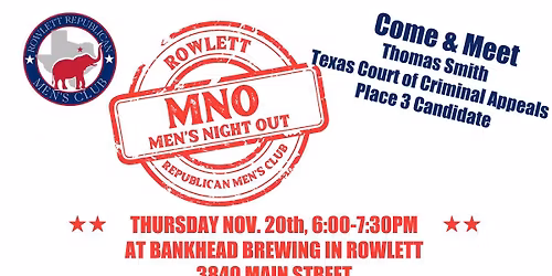 RRMC - Men\u2019s Night Out Social Gathering