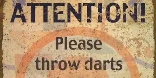 Steel tip darts at Jesters