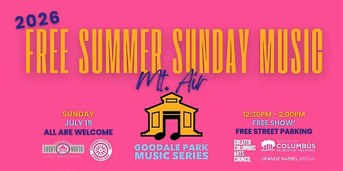 Mt. Air at the 2026 Goodale Park Music Series
