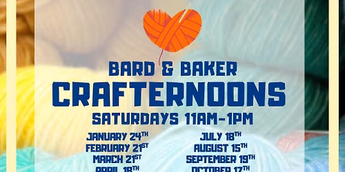 Crafternoons Monthly Crafting Meetup