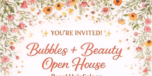 Bang! Hair saloon presents: Bubbles + Beauty salon open house + client appreciation party 