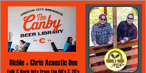 Richie + Chris Acoustic Duo @ Canby Beer Library