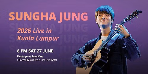 SUNGHA JUNG 2026 Live in Kuala Lumpur