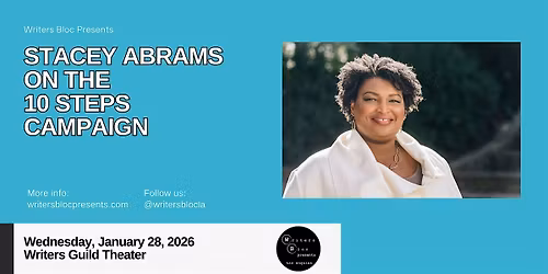 Writers Bloc Presents Stacey Abrams