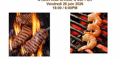 Souper steak-crevettes \/ Steak-schrimps supper