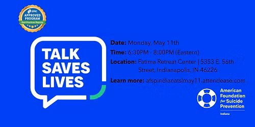 Talk Saves Lives - An Introduction to Suicide Prevention (in-person)