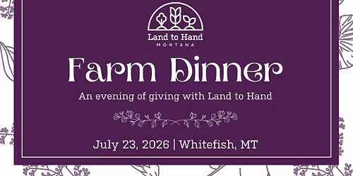 Farm Dinner Fundraiser