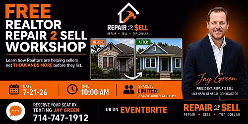 Repair 2 Sell Realtor Workshop