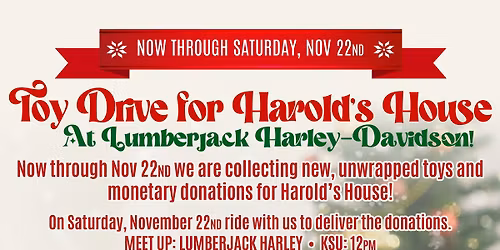 Harold's House Toy Drive! 