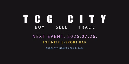 TCG City Budapest V. - Pok\u00e9mon k\u00e1rtya cserebere