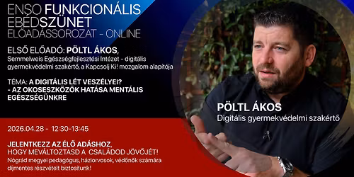 ENSO FUNKCION\u00c1LIS EB\u00c9DSZ\u00dcNET | EL\u0150AD\u00d3NK: P\u00d6LTL \u00c1KOS - ONLINE K\u00d6ZVET\u00cdT\u00c9S, FELV\u00c9TEL EL\u00c9RHET\u0150