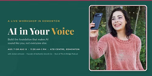 AI in Your Voice: Build the foundation that makes AI Sound Like YOU