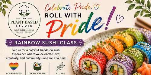 Rainbow sushi class