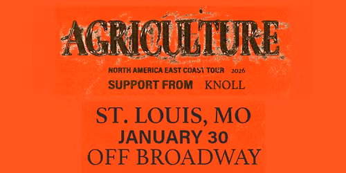 Agriculture: The Spiritual Sound Tour