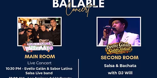 Fiesta Bailable "Live Music"\n\nSalsa & Vallenato bands\n