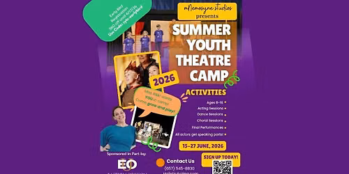 mNemosyne Studios Summer Youth Theatre Camp