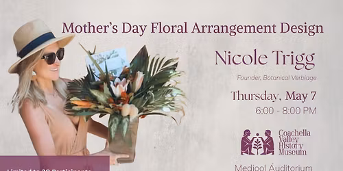 Community Flower Arrangement Workshop: Mother's Day Bouquet