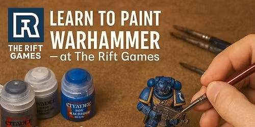 Learn to Paint Models (Free event) Saturday Jan 31st
