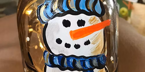 Shenedahowa HS - Paint Party - Snowman or Birch Cardinal Solar Laterns
