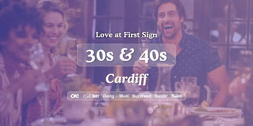 30s &amp; 40s Singles Night at Slug and Lettuce Cardiff | Love at First Sign