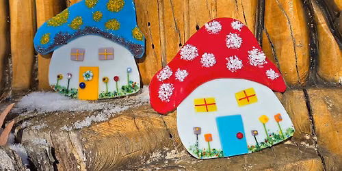 Glass Studio Class: Toadstool Garden Yard Art 8\/25