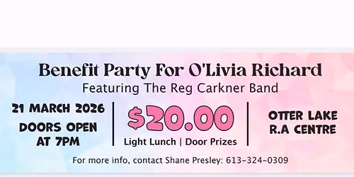 Benefit Party for O'Livia Richard (18+ event)