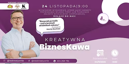 Kreatywna BiznesKawa vol. 14 | 24.11