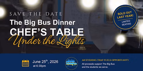 The Big Bus Dinner: Chef's Table Under The Lights