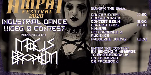 Amphi 2026: Official Industrial Dance Video & Contest