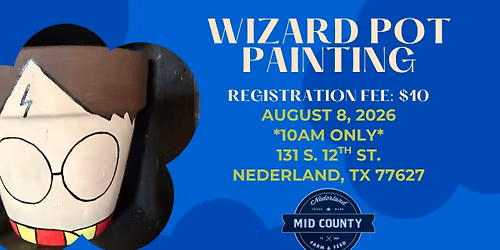 Wizard Pot Painting - 10am ONLY