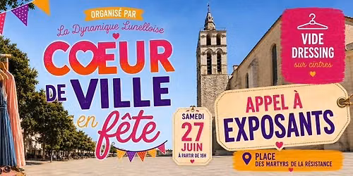 VIDE-DRESSING G\u00e9ant - C\u0153ur de Ville en F\u00eate