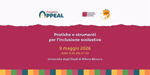 APPEAL 2026 \u2013 Pratiche e strumenti per l\u2019inclusione scolastica