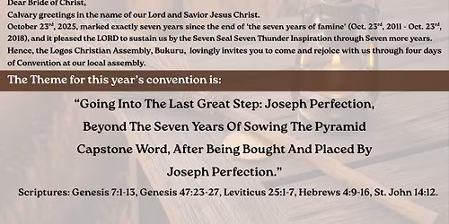 LCA BUKURU DECEMBER CONVENTION