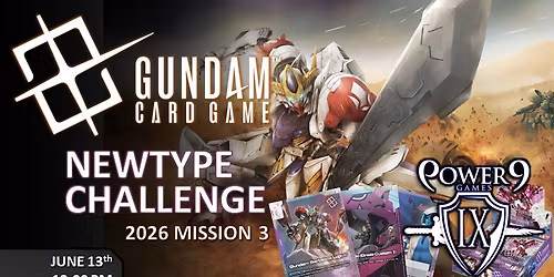 Gundam TCG: Newtype Challenge 2026 Mission 3