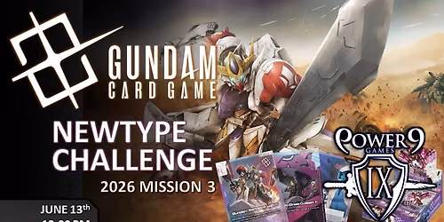 Gundam TCG: Newtype Challenge 2026 Mission 3
