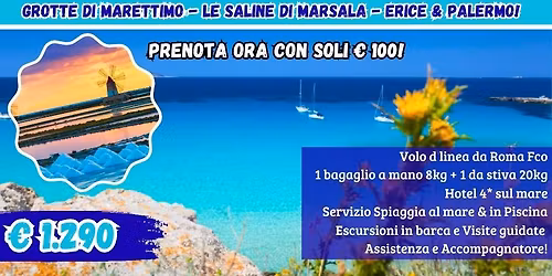 TOUR DELLE ISOLE EGADI: TRA MARE, ISOLE E TRADIZIONI!