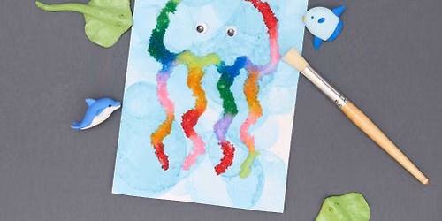 Messy Sensory Play ~ Salt Painting