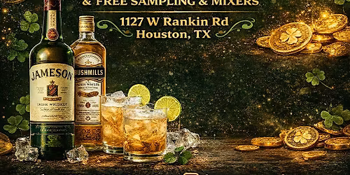 St. Patrick's Irish Whiskey Tasting Event