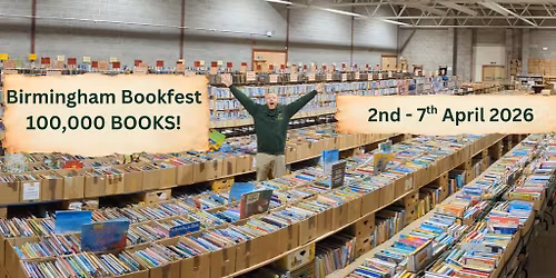 UK Bookfest- Birmingham - April 2026